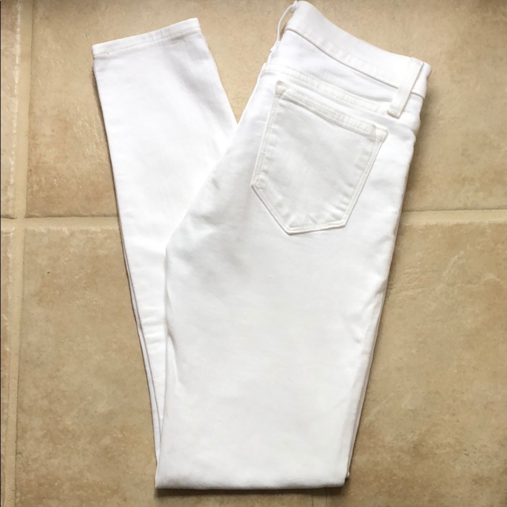 J.Crew White Toothpick Jeans